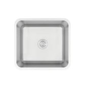 Crauf Lavello 3040 Mat Inox 37x41 Tezgah Altı Paslanmaz Çelik Mutfak Eviyesi - 1
