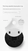 USB Şarjlı Otomatik Süpürme Robot Mop - Beyaz - 8
