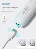 Taşınabilir Mini UV Oje Lambası - Meow Meow Sevimli Eğlenceli Lambası Beyaz Veri Hattı - 5