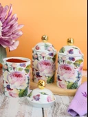 Miss Betty Porselen 3lü Küçük Baharat Takımı Rose Deluxe MİSS-16895-25 - 2