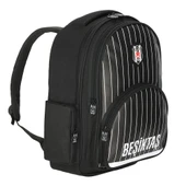 Beşiktaş Çubuk Desenli Suni Deri Okul Sırt Çantası 25352 thumbnail 2