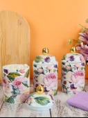Miss Betty Porselen 3lü Küçük Baharat Takımı Rose Deluxe MİSS-16895-25 - 1