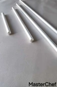 76 Cm Paslanmaz Metal Profesyonel Oklava Eşsiz Hamur Açma Deneyimi Dayanıklı Ve Ergonomik - 2 ADET - 8