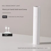 UV Taşınabilir Manikür Lambası - Beyaz (Şarjlı) - 1