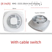 Pencere Kablo Egzoz Fanı - Model 100 (10.5cm Açıklık) - 1