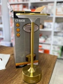 CATA CT 8438 Toronto Gold Kasa 3 Renkli Dokunmatik Şarjlı Masa Lambası - 2