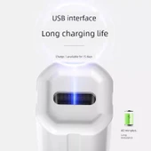 Taşınabilir Mini Tırnak Ucu UV LED Lamba - Üç Parça Zımpara Şeridi Seti - 4