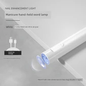 Taşınabilir Mini Tırnak Ucu UV LED Lamba - 12 Parça Takım Tırnak Sanatı - 8