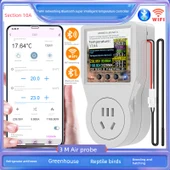 Akıllı WiFi Sıcaklık Kontrol Cihazı - Hava Prob 10A Priz - 1