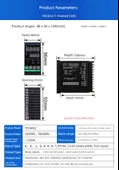 Elektrikli Akıllı Sıcaklık Kontrol Cihazı - Özel: Akım Çıkışı - 4-20mA Kontrol - 9