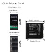 Elektrikli Akıllı Sıcaklık Kontrol Cihazı - Özel: Akım Çıkışı - 4-20mA Kontrol - 3