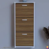 Modilayn WEST Asma Antre 52 x116x 26 cm’ lik 3 Düşer Kapak 6 Göz Bölmeli Ayakkabılık thumbnail 3