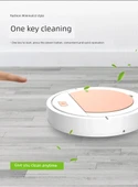 Akıllı Toz Emici Süpürge Robotu - USB Şarjlı - 1800PA Emme Gücü - 9