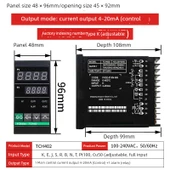 Elektrikli Akıllı Sıcaklık Kontrol Cihazı - Özel: Akım Çıkışı - 4-20mA Kontrol - 1