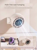 USB Masaüstü Duvara Monte Soğutma Fanı - Dyson Gri - Amiral Gemisi Takılabilir - 5