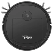 Otomatik Süpürme Robotu - Siyah Yüksek Güç Emme ve Silme - 6