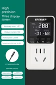 Dijital Sıcaklık Kontrol Cihazı - Su Geçirmez Prob - 2500W - 1