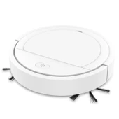 Çocuklar için Karikatür Mini Akıllı Süpürme Robotu - Beyaz/Beyaz Platin - P10S Su Versiyonu - 5