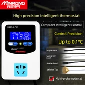 220V Dijital Termostat - Yüksek Hassasiyetli LCD 2kW Yükseltilmiş Su Geçirmez Başlık - 3
