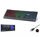 HADRON HDX2604 OYUN KLAVYE LEDLİ KABLOLU Q - 1