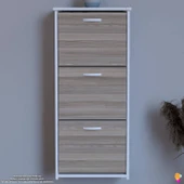 Modilayn WEST Asma Antre 52 x116x 26 cm’ lik 3 Düşer Kapak 6 Göz Bölmeli Ayakkabılık thumbnail 3