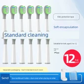 Usmile Çocuk Elektrikli Diş Fırçası Ucu - Diş Dişleme Tipi - 12'li - 1