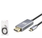 HADRON HDX7859 TYPE-C TO DISPLAY KABLO 8K 60HZ PVC 1.8M SİYAH - 1
