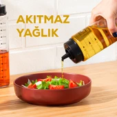 Porsima 4328 2li Kapaklı Ölçekli Cam Yağlık Sirkelik Yağdanlık 500ml thumbnail 2