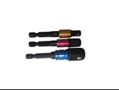 Siyah 3 Parça Bits Adaptörü Seti (1/2" - 3/8" - 1/4") - 1