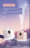 Uzay Kedisi Nemlendirici - Beyaz - 500ml Büyük Sprey - Gece Lambası - 7