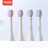 Saky B32s Çocuk Elektrikli Diş Fırçası Yedek Başlık - 4-Mavi + Pembe - 1
