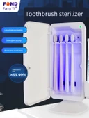 UV Işıklı Diş Fırçası Sterilizatörü - Beyaz - FY9010 - 2