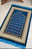 Kadife Seccade Açık Mavi- 70x110 cm -– Ekonomik,Hafif ve Kullanışlı - 4