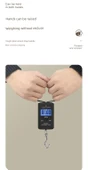 Taşınabilir 40kg Elektronik Terazi - Siyah - Çince (Longbei Tescilli) - 10