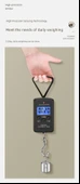 Taşınabilir 40kg Elektronik Terazi - Siyah - Çince (Longbei Tescilli) - 7