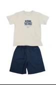 Dmb Erkek Çocuk Keten Şortlu Takım thumbnail 10