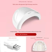LED Tırnak Lambası - Beyaz - 48W - USB Sunshine No. 1 - Özel - 1