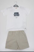 Dmb Erkek Çocuk Keten Şortlu Takım thumbnail 4