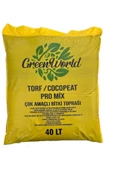 40 Litre İthal Çok Amaçlı Bitki Toprağı Torf Cocopeat Pro Mix - Kokopit Özel Karışım Saksı Harcı - 1