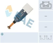 FAE 24898  FREN STOP MÜŞÜRÜ C2 C3 C3 PLURIEL C5 XSARA II 206 307 6 - 1