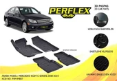 Perflex PXM Pxm-mb07 Havuzlu Paspas 3d X-mat Siyah C-serisi W204 08-14 - 1