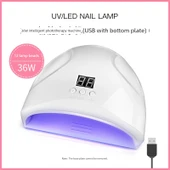 Taşınabilir Hızlı Kuruyan Oje Lambası - Mini No.1-Inci Beyaz (36W Işık Terapisi Lambası) - 1