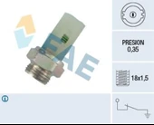 FAE 12380  YAĞ MÜŞÜRÜ R11 R21 1.7 2.0 R19 1.9D LAGUNA 2.0 0.35 BAR - 1