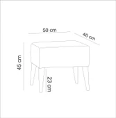 Esyala Luna Puf Antrasit - 3