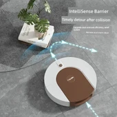 Akıllı Süpürme Robotu - S31 30 inç Kahverengi - Resmi Standart + Orta Fırça + Elektrikli Kontrol Su Tankı - 6