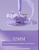 Otomatik Saç Bukle Makinesi - Üst Groov + Esansiyel Yağ + Saç Şekillendirme Spreyi - 0.1 Milyar Negatif İyon/Didi Uyarı Sesi/Şampanya Tozu - 7