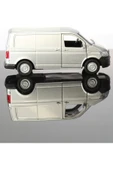 Volkswagen Welly Transporter T6 Die Cast Metal Araba Lisanslı 1-34 (GRİ VEYA BEYAZ) - 4