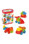 Oruç Oyuncak Neşeli Hayvanlar  Bultak Akıllı Çocuk Büyük Blok Seti 60 Parça thumbnail 2