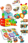 Oruç Oyuncak Oyuncak Işıklı ve Müzikli Tırtıl Bebek Piyanosu Sevimli Hayvanlar Bultak Set thumbnail 1