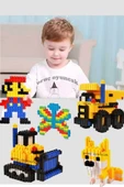 Oruç Oyuncak Tiktak Bloklar 600 Parça Eğitici Ve Çıt Çıt Oyuncak Eğitici Tik Tak Bloklar Lego Tiktak thumbnail 4